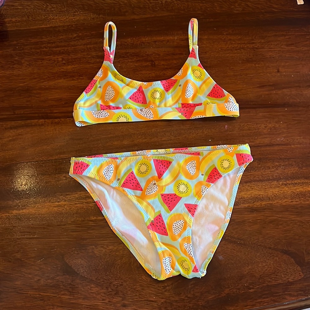 Zara Ribbed Fruit Bikini (girls)